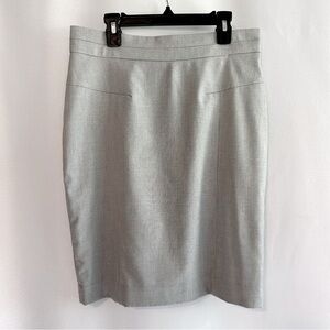 H&M Gray Waist Asymmetric Pencil Skirt
